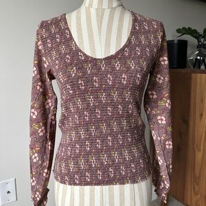 Nation LTD smocked top